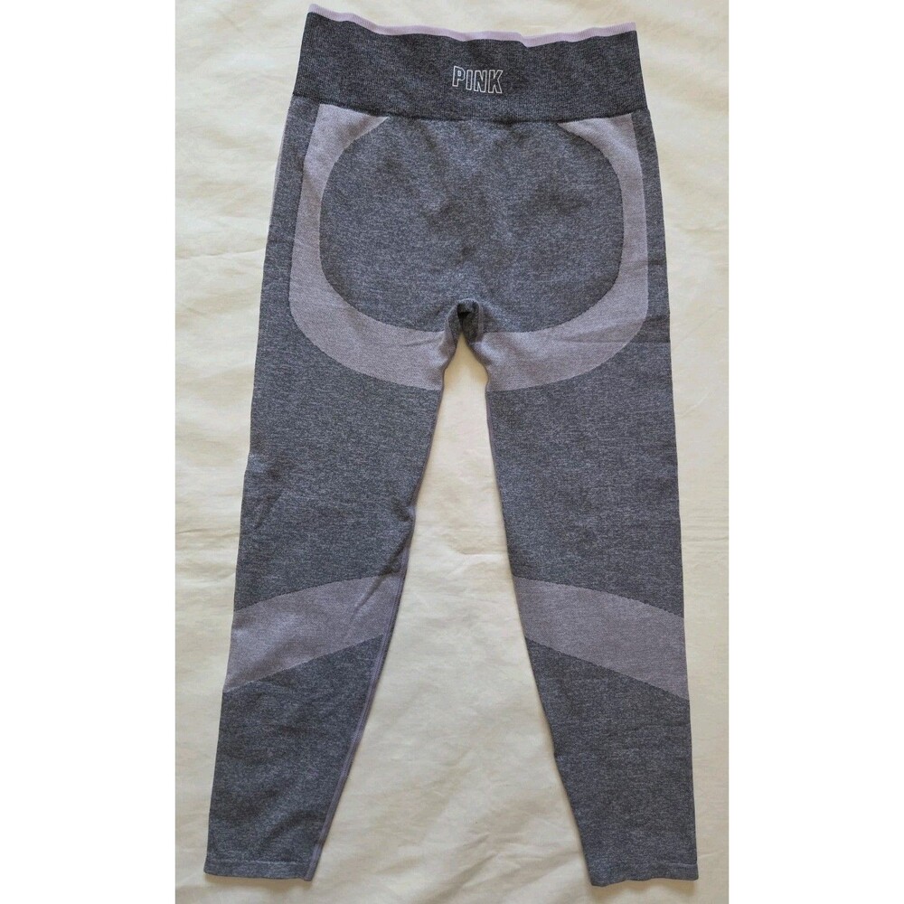PINK Victoria's Secret | L | Gray & Lilac Seamless High Waisted Contour Leggings